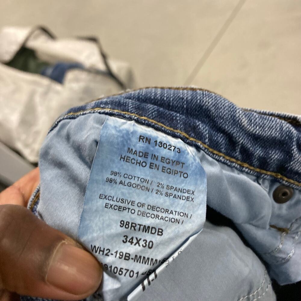 Western baggy wrangler bootcut jeans 34x30 - Picture 6 of 6